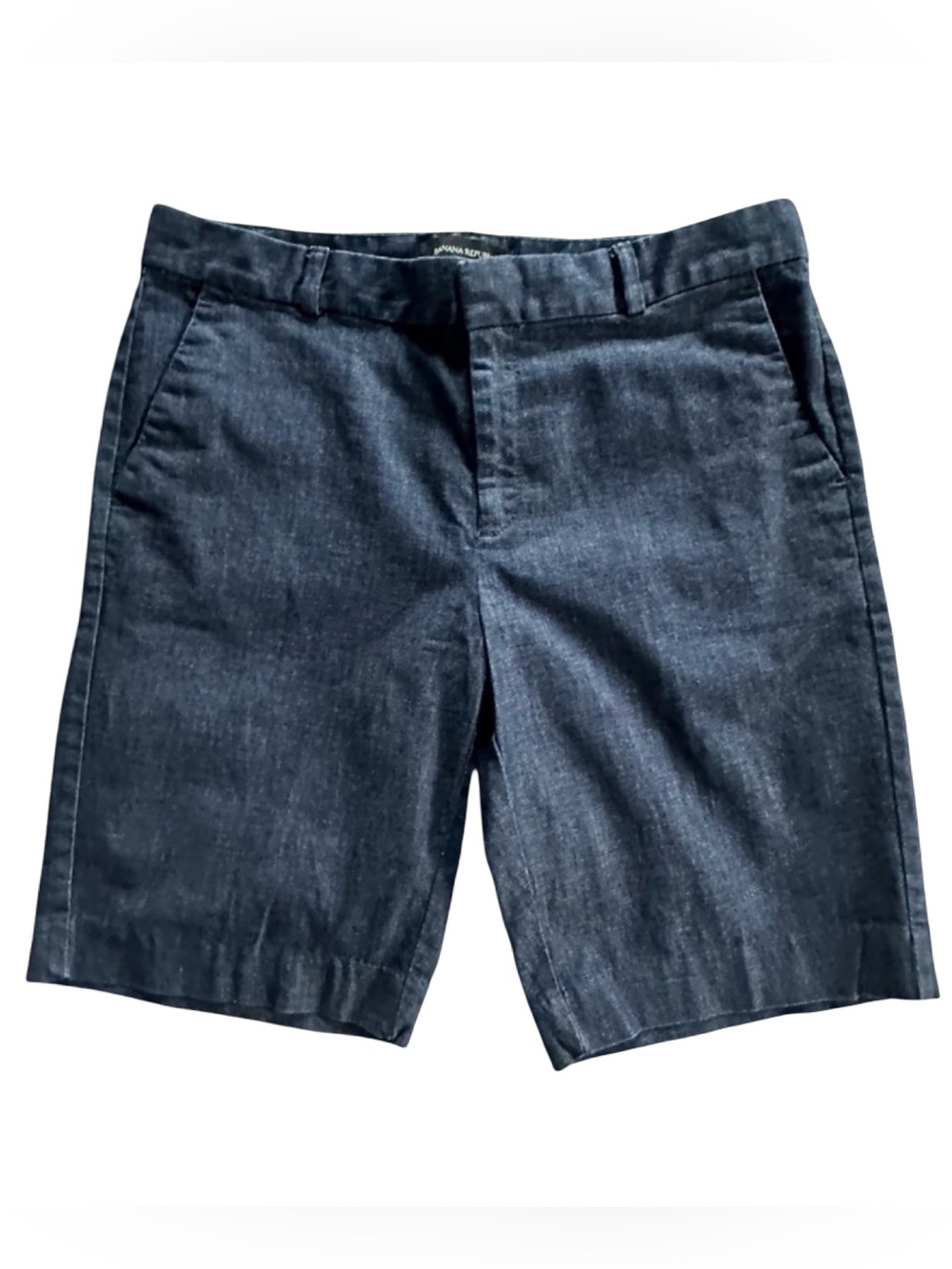 Banana Republic Hampton Dark Wash Denim Jean Shorts 9" Inseam Size 6
